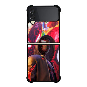 SPIDERMAN MILES MORALES POSTER Samsung Galaxy Z Flip 3 Case Cover