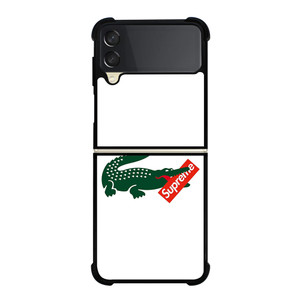 SUPREME LACOSTE COLLAB Samsung Galaxy Z Flip 3 Case Cover
