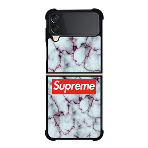 SUPREME MARBLE TEXTURE Samsung Galaxy Z Flip 3 Case Cover