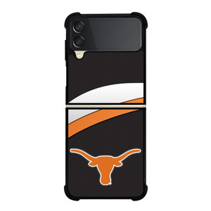 TEXAS LONGHORNS CARBON EMBLEM Samsung Galaxy Z Flip 3 Case Cover