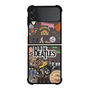 THE BEATLES ROCK BAND COLLAGE Samsung Galaxy Z Flip 3 Case Cover