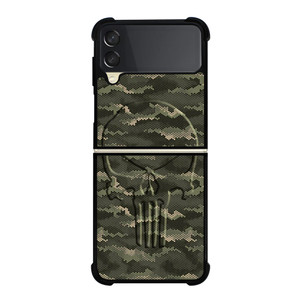 THE PUNISHER CAMO CARBON Samsung Galaxy Z Flip 3 Case Cover