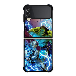 THOR VS HULK MARVEL CARTOON Samsung Galaxy Z Flip 3 Case Cover