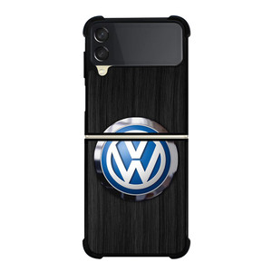 VOLKSWAGEN VW WOODEN EMBLEM Samsung Galaxy Z Flip 3 Case Cover
