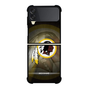WASHINGTON REDSKINS METAL ICON Samsung Galaxy Z Flip 3 Case Cover