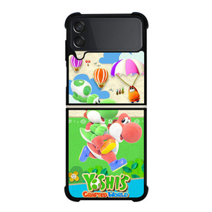 YOSHI CRAFTED WORLD GAMES LOGO Samsung Galaxy Z Flip 3 Case Cover YOSHI CRAFTED WORLD GAMES LOGO Samsung Galaxy Z Flip 3 Case Cover