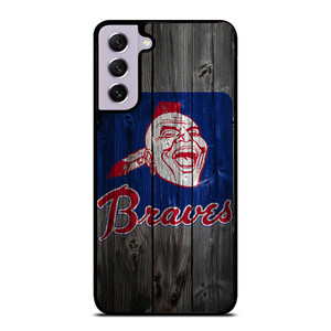 ATLANTA BRAVES BASEBALL WOODEN SYMBOL Samsung Galaxy S21 FE Case Cover ATLANTA BRAVES BASEBALL WOODEN SYMBOL Samsung Galaxy S21 FE Case Cover