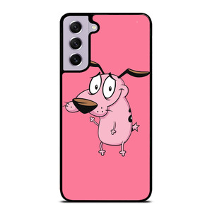 COURAGE THE COWARDLY DOG CARTOON PINK Samsung Galaxy S21 FE Case Cover COURAGE THE COWARDLY DOG CARTOON PINK Samsung Galaxy S21 FE Case Cover