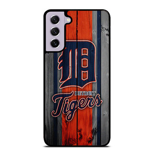 DETROIT TIGERS FOOTBALL WOOD LOGO Samsung Galaxy S21 FE Case Cover