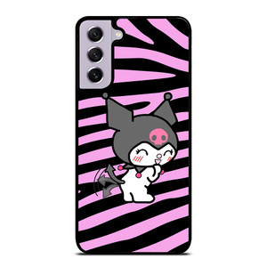 KUROMI ZEBRA PATTERN Samsung Galaxy S21 FE Case Cover KUROMI ZEBRA PATTERN Samsung Galaxy S21 FE Case Cover