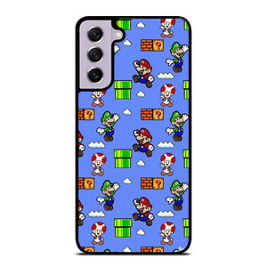 MARIO BROS LUIGI TOAD CUTE PATTERN Samsung Galaxy S21 FE Case Cover MARIO BROS LUIGI TOAD CUTE PATTERN Samsung Galaxy S21 FE Case Cover