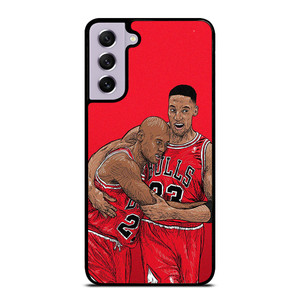 MICHAEL JORDAN X SCOTTIE PIPPEN CHICAGO BULLS 2 Samsung Galaxy S21 FE Case Cover MICHAEL JORDAN X SCOTTIE PIPPEN CHICAGO BULLS 2 Samsung Galaxy S21 FE Case Cover