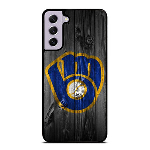 MILWAUKEE BREWERS BASEBALL WOOD LOGO Samsung Galaxy S21 FE Case Cover