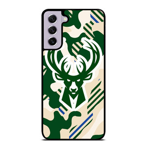 MILWAUKEE BUCKS SYMBOL PATTERN Samsung Galaxy S21 FE Case Cover