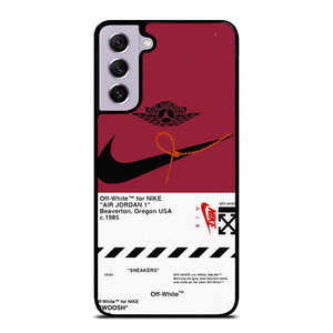 NIKE SWOOSH AIR JORDAN OFF WHITE Samsung Galaxy S21 FE Case Cover NIKE SWOOSH AIR JORDAN OFF WHITE Samsung Galaxy S21 FE Case Cover