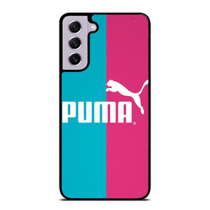 PUMA BLUE PINK LOGO Samsung Galaxy S21 FE Case Cover PUMA BLUE PINK LOGO Samsung Galaxy S21 FE Case Cover