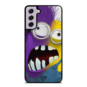 PURPLE HALF MINION CARTOON Samsung Galaxy S21 FE Case Cover PURPLE HALF MINION CARTOON Samsung Galaxy S21 FE Case Cover