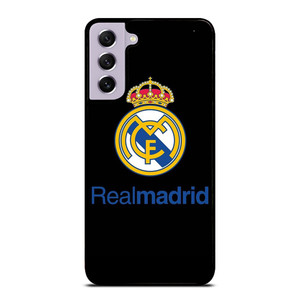 REAL MADRID FOOTBALL BLACK LOGO Samsung Galaxy S21 FE Case Cover REAL MADRID FOOTBALL BLACK LOGO Samsung Galaxy S21 FE Case Cover