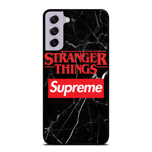 STRANGER THINGS X SUPREME LOGO Samsung Galaxy S21 FE Case Cover