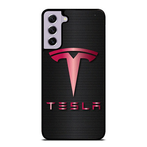 TESLA PINK CARBON Samsung Galaxy S21 FE Case Cover TESLA PINK CARBON Samsung Galaxy S21 FE Case Cover