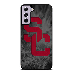 USC TROJANS FOOTBALL SMOKED LOGO Samsung Galaxy S21 FE Case Cover