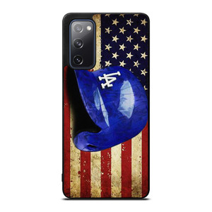 LOS ANGELES DODGERS LA BASEBALL HELMET Samsung Galaxy S20 FE Case Cover