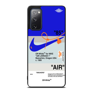 NIKE AIR JORDAN 1 OFF WHITE BLUE Samsung Galaxy S20 FE Case Cover NIKE AIR JORDAN 1 OFF WHITE BLUE Samsung Galaxy S20 FE Case Cover