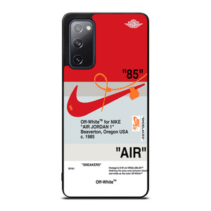 NIKE AIR JORDAN 1 OFF WHITE RED Samsung Galaxy S20 FE Case Cover NIKE AIR JORDAN 1 OFF WHITE RED Samsung Galaxy S20 FE Case Cover