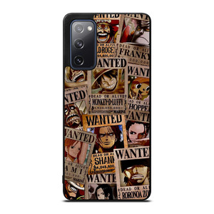 ONE PIECE WANTED POSTER COLLECTION Samsung Galaxy S20 FE Case Cover ONE PIECE WANTED POSTER COLLECTION Samsung Galaxy S20 FE Case Cover
