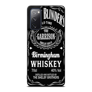 PEAKY BLINDERS BIRMINGHAM WHISKEY Samsung Galaxy S20 FE Case Cover