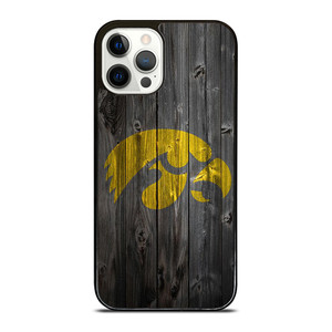 IOWA HAWKEYES WOOD LOGO iPhone 12 Pro Case Cover IOWA HAWKEYES WOOD LOGO iPhone 12 Pro Case Cover