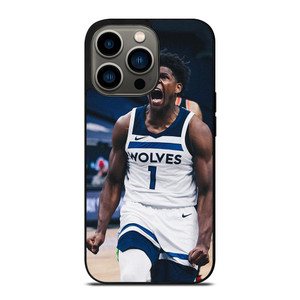 ANTHONY EDWARDS MINNESOTA TIMBERWOLVES NBA iPhone 13 Pro Case Cover