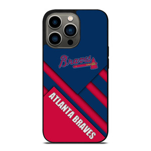 ATLANTA BRAVES BASEBALL ABSTRACT LOGO iPhone 13 Pro Case Cover