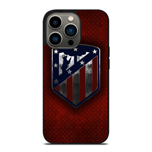 ATLETICO DE MADRID METAL LOGO iPhone 13 Pro Case Cover ATLETICO DE MADRID METAL LOGO iPhone 13 Pro Case Cover