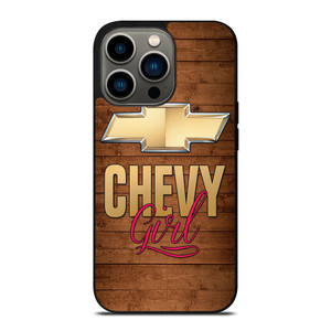 CHEVY GIRL WOOD LOGO iPhone 13 Pro Case Cover