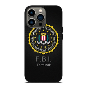 FBI TERMINAL BADGE iPhone 13 Pro Case Cover
