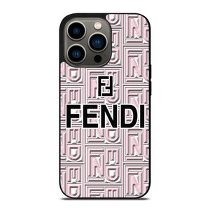 FENDI ROMA PINK PATTERN iPhone 13 Pro Case Cover