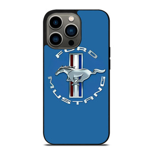 FORD MUSTANG LOGO BLUE ICON iPhone 13 Pro Case Cover