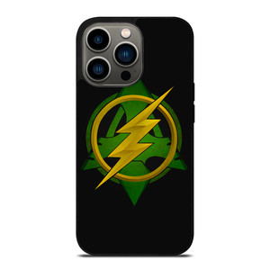 GREEN ARROW THE FLASH LOGO iPhone 13 Pro Case Cover