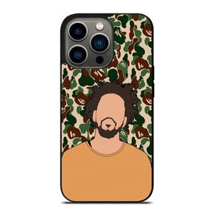 J COLE RAPPER BAPE CAMO iPhone 13 Pro Case Cover J COLE RAPPER BAPE CAMO iPhone 13 Pro Case Cover