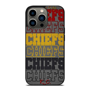 KANSAS CITY CHIEFS METAL SYMBOL iPhone 13 Pro Case Cover