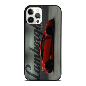 LAMBORGHINI HURACAN RED LOGO iPhone 12 Pro Case Cover LAMBORGHINI HURACAN RED LOGO iPhone 12 Pro Case Cover