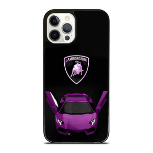 LAMBORGHINI SUPERCAR PURPLE iPhone 12 Pro Case Cover LAMBORGHINI SUPERCAR PURPLE iPhone 12 Pro Case Cover