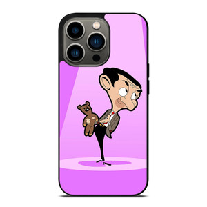 MR BEAN AND TEDDY BEAR CARTOON iPhone 13 Pro Case Cover MR BEAN AND TEDDY BEAR CARTOON iPhone 13 Pro Case Cover