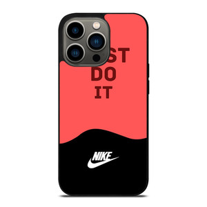 NIKE JUST DO IT SOLID RED iPhone 13 Pro Case Cover