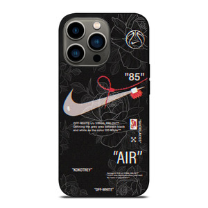 NIKE OFF WHITE FLORAL LOGO iPhone 13 Pro Case Cover NIKE OFF WHITE FLORAL LOGO iPhone 13 Pro Case Cover