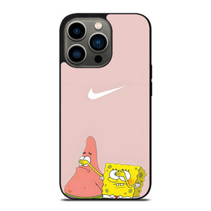 NIKE PATRICK AND SPONGEBOB PINK iPhone 13 Pro Case Cover NIKE PATRICK AND SPONGEBOB PINK iPhone 13 Pro Case Cover