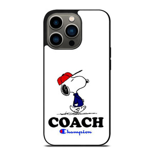 SNOOPY COACH CHAMPION LOGO iPhone 13 Pro Case Cover SNOOPY COACH CHAMPION LOGO iPhone 13 Pro Case Cover