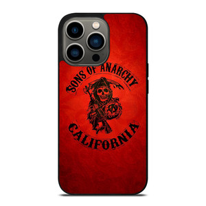 SONS OF ANARCHY CALIFORNIA RED iPhone 13 Pro Case Cover SONS OF ANARCHY CALIFORNIA RED iPhone 13 Pro Case Cover