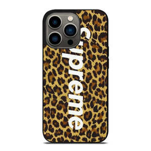 SUPREME LEOPARD SKIN iPhone 13 Pro Case Cover SUPREME LEOPARD SKIN iPhone 13 Pro Case Cover